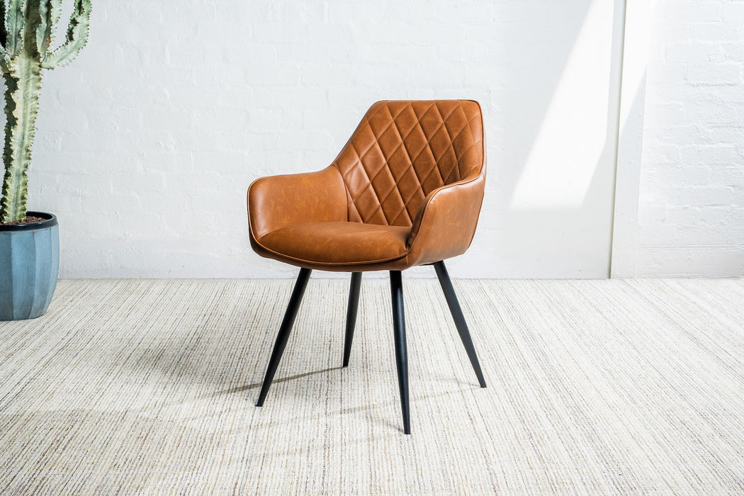 Zane Dining Chair Cognac (Set of 2)
