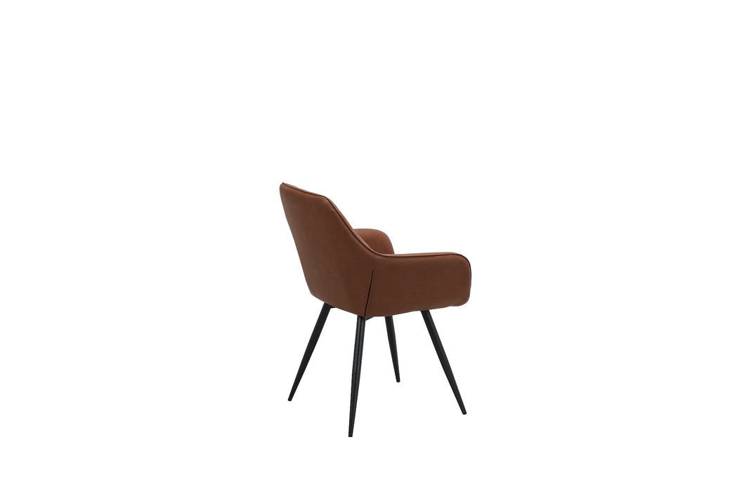 Zane Dining Chair Cognac (Set of 2)