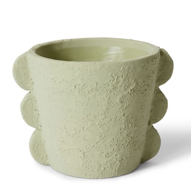 Sutton Pot - Green, 16cm (H)