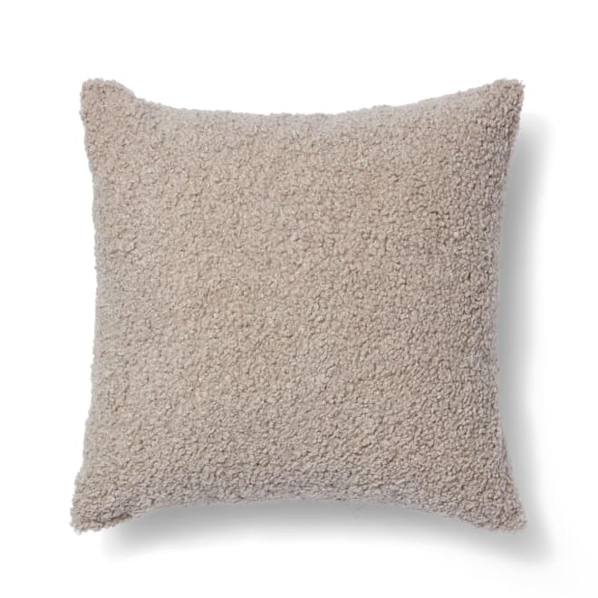 Teddy 50 x 50 Cushion - Latte, 50cm (H)