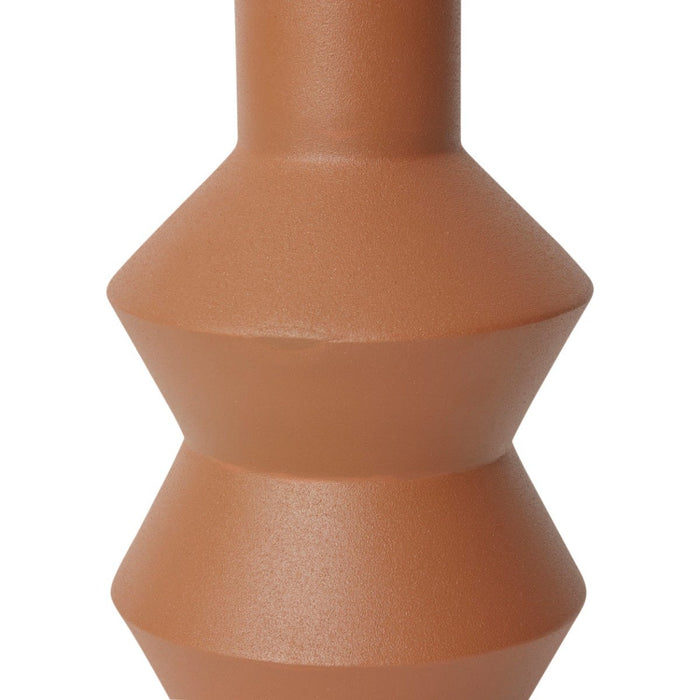 Jagger Tall Vase - Brown, 33cm (H)