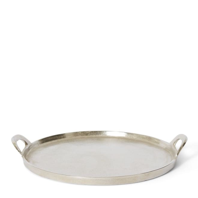 Dixson Round Tray Large - Nickel
