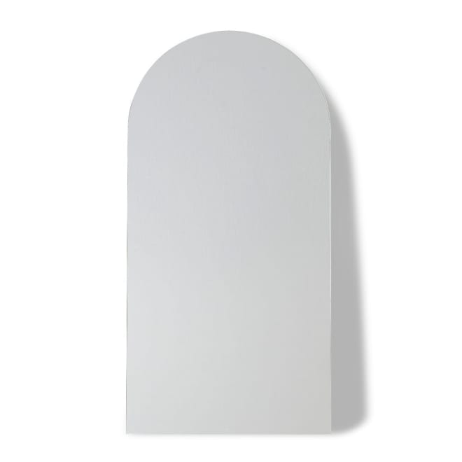 Alexa Floor Mirror - White, 200cm (H)