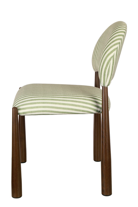 Elara Dining Chair Moss / Walnut (Set of 2)