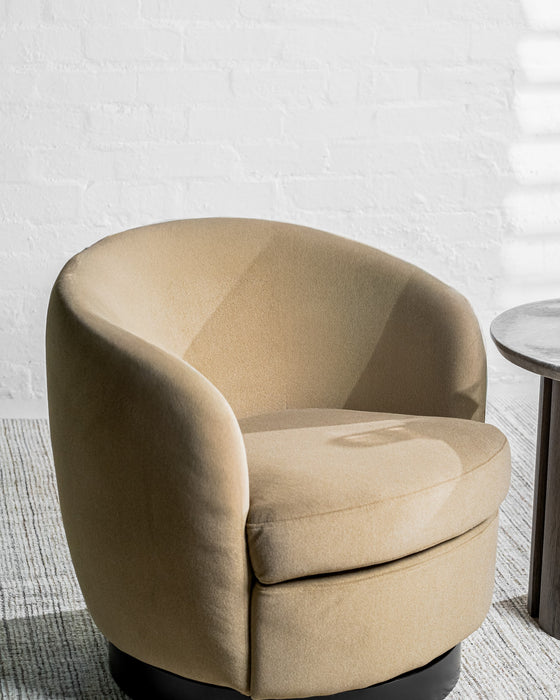 Belden Swivel Occasional Chair Latte