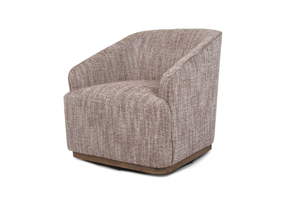 Austell Swivel Occasional Chair Chestnut