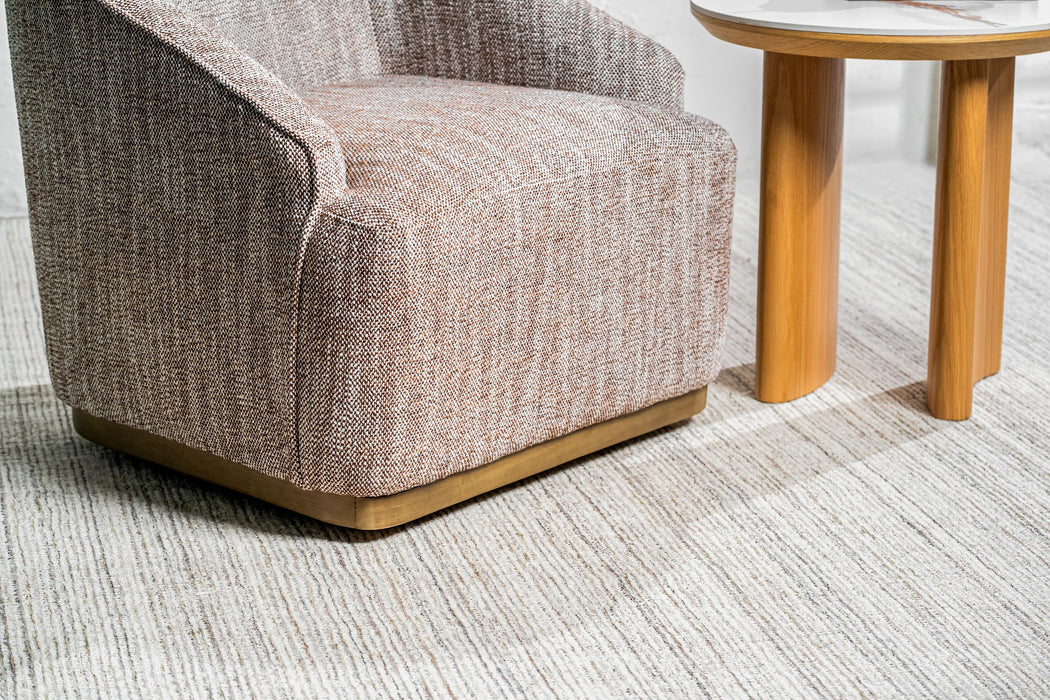 Austell Swivel Occasional Chair Chestnut