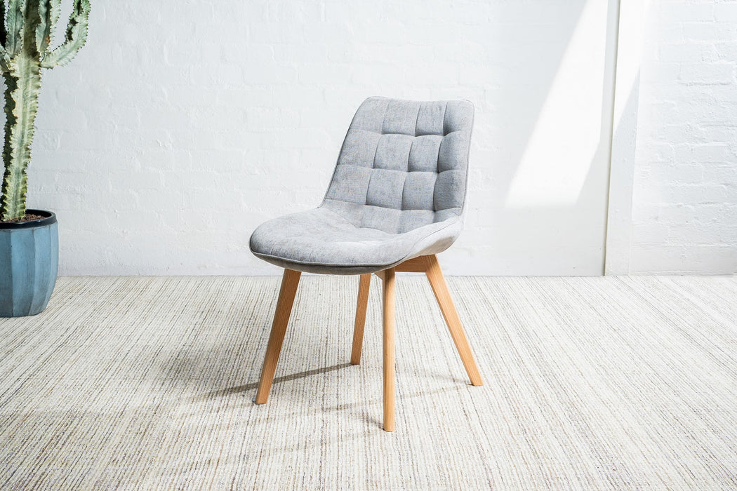 Foresta Dining Chair Light Grey / Natural (Set of 4)