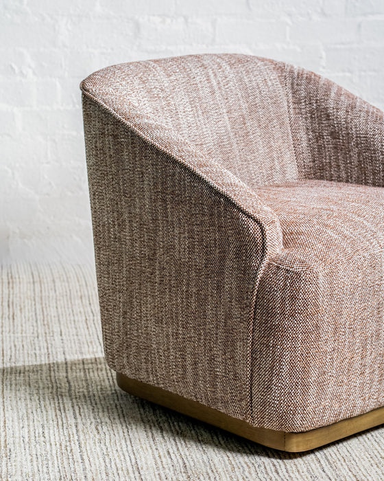 Austell Swivel Occasional Chair Chestnut