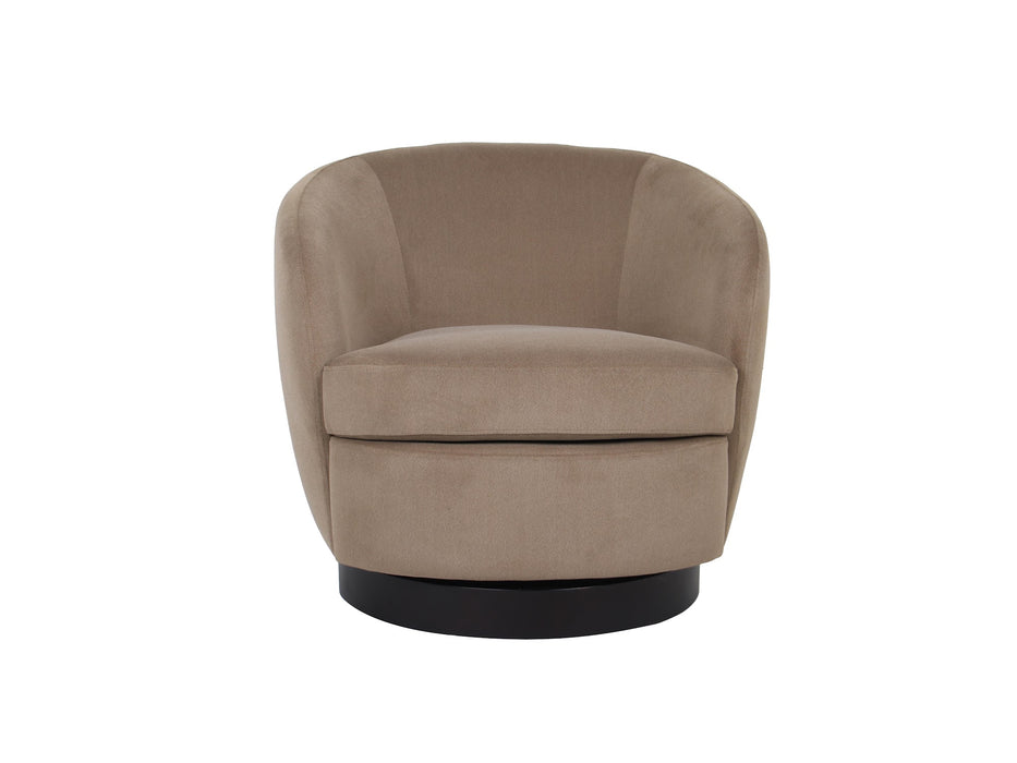 Belden Swivel Occasional Chair Latte