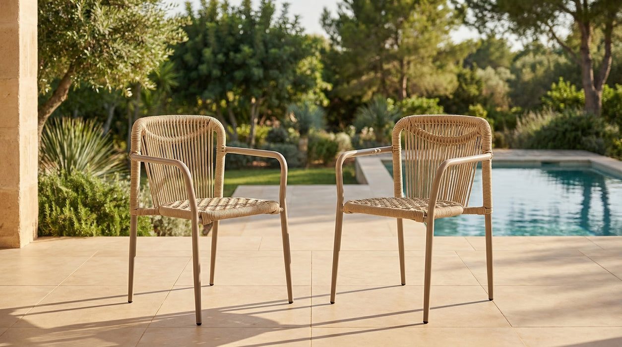 Hensley Dining Chair Champagne (Set of 2)