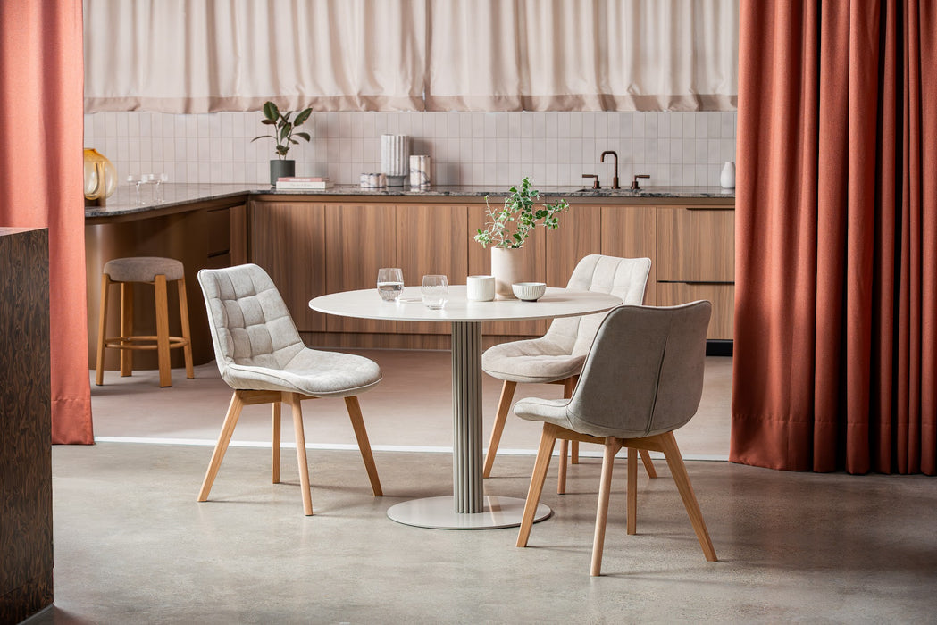 Amara Dining Table Grigio/ Matte Tofu