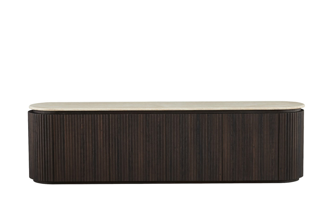 Carter TV Unit Travertine