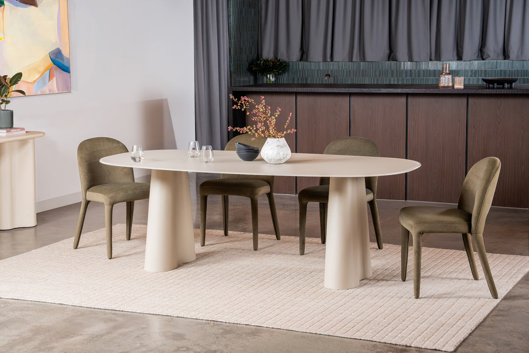 Peyton Dining Table Matte Tofu