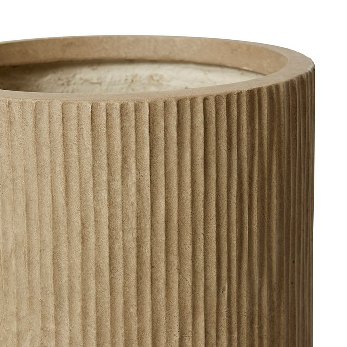 Tenesha Tall Fibrestone Plante - Brown