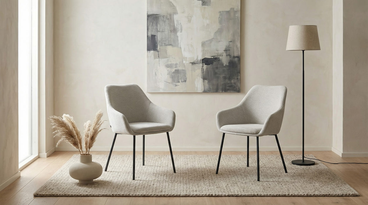 Nina Dining Chair Oat (Set of 2)