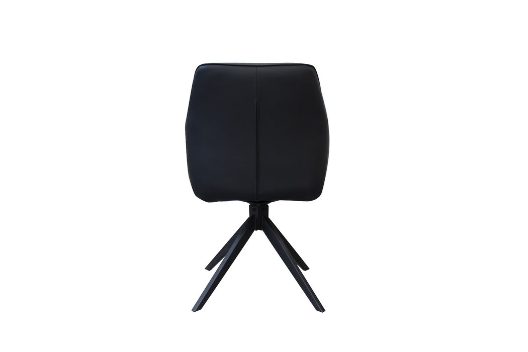 Otis Rotation Dining Chair Black (Set of 2)
