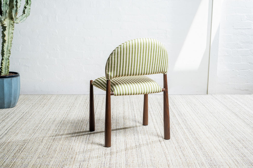 Elara Dining Chair Moss / Walnut (Set of 2)