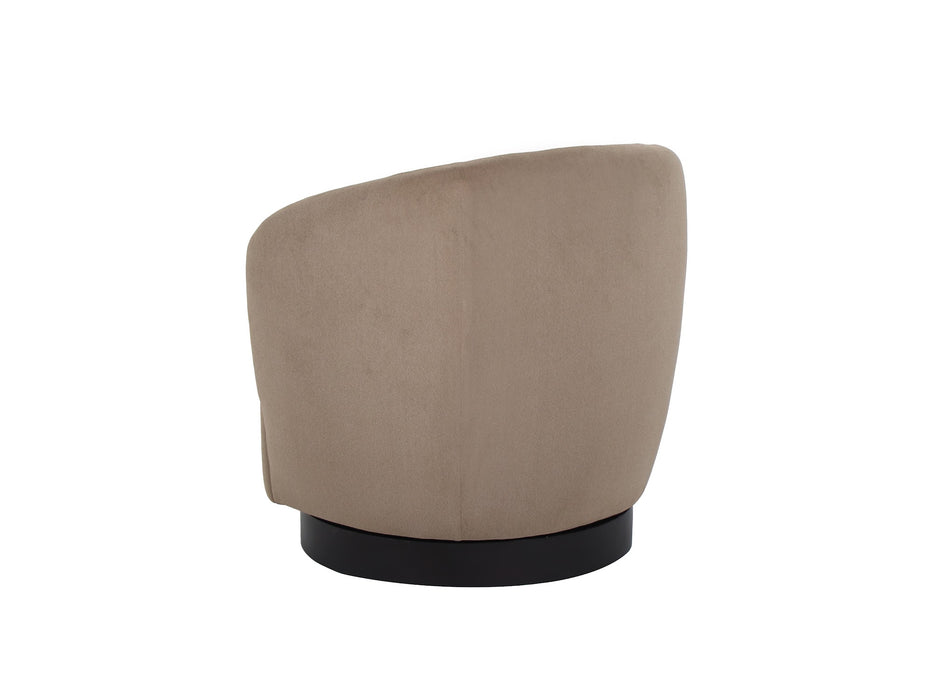Belden Swivel Occasional Chair Latte