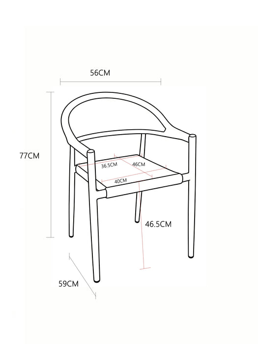 Trinity Dining Chair Lime (Set of 2)