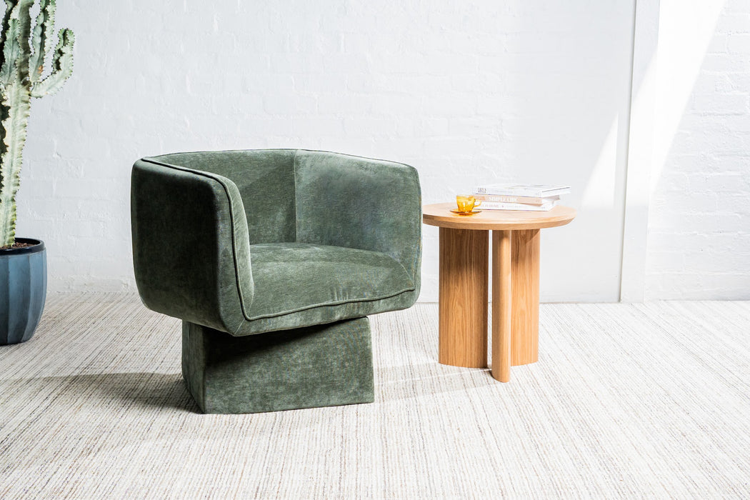 Chavelle Swivel Occasional Chair Olive