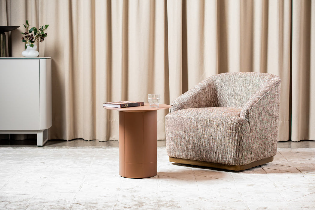 Juno Side Table Matte Chestnut