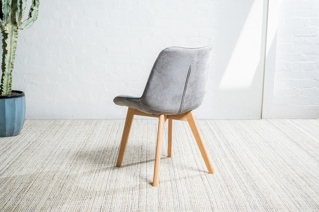 Foresta Dining Chair Light Grey / Natural (Set of 2)
