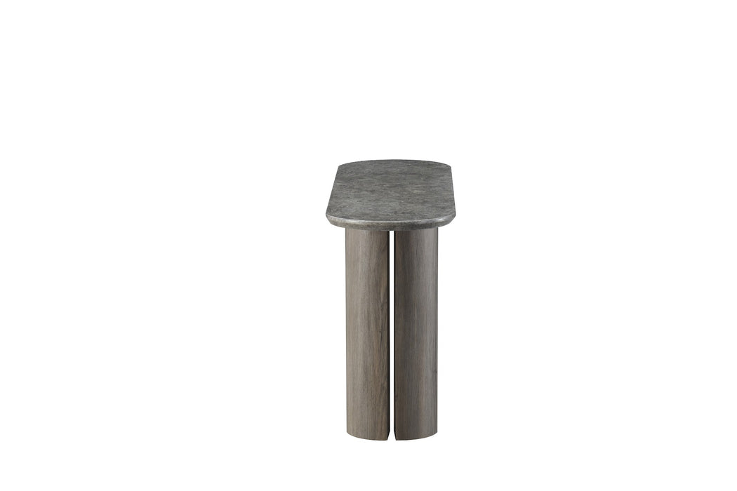 Corvin Console Table Grey Marble