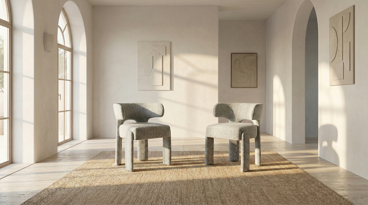 Genoa Dining Chair Blue Grey (Set of 2)