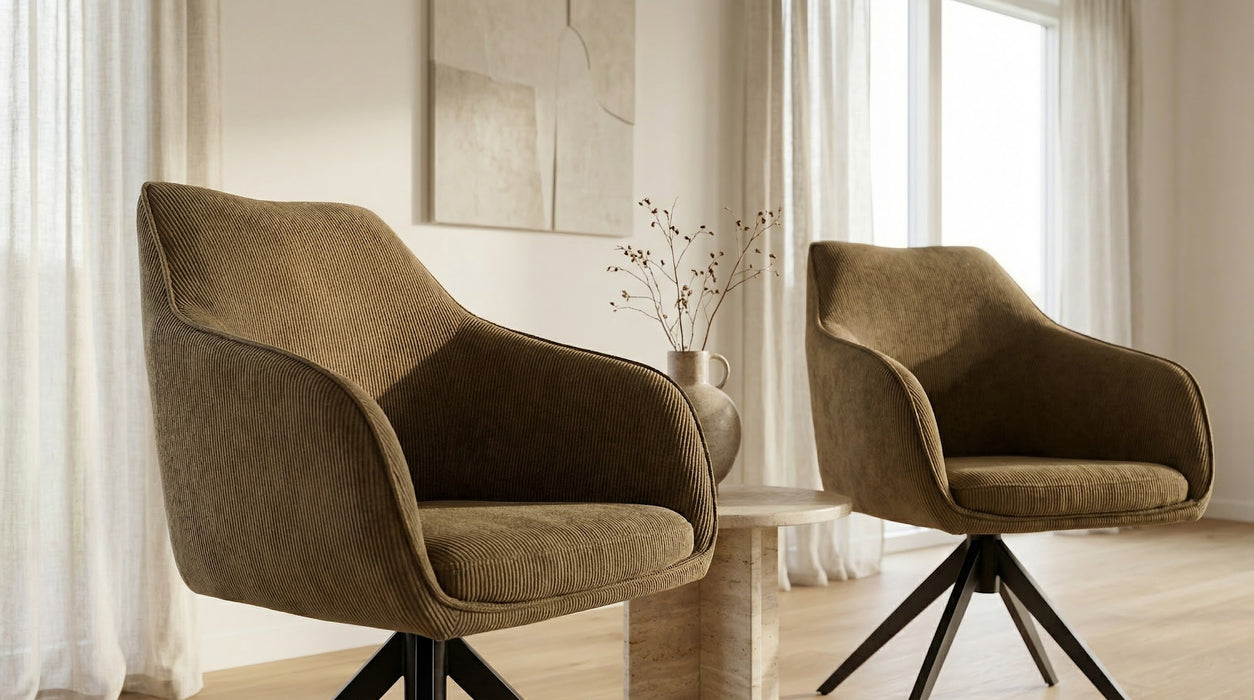 Otis Rotation Dining Chair Olive (Set of 2)