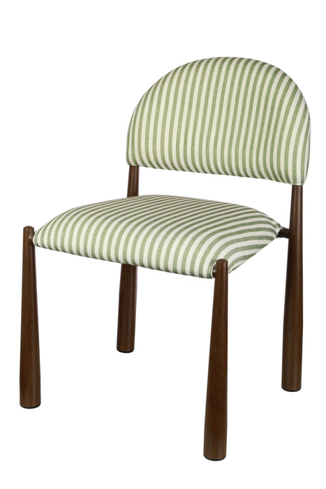 Elara Dining Chair Moss / Walnut (Set of 2)