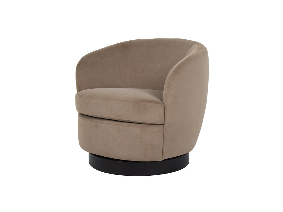 Belden Swivel Occasional Chair Latte