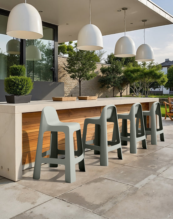 Byron Outdoor Bar Stool Celadon Green (Set of 2)