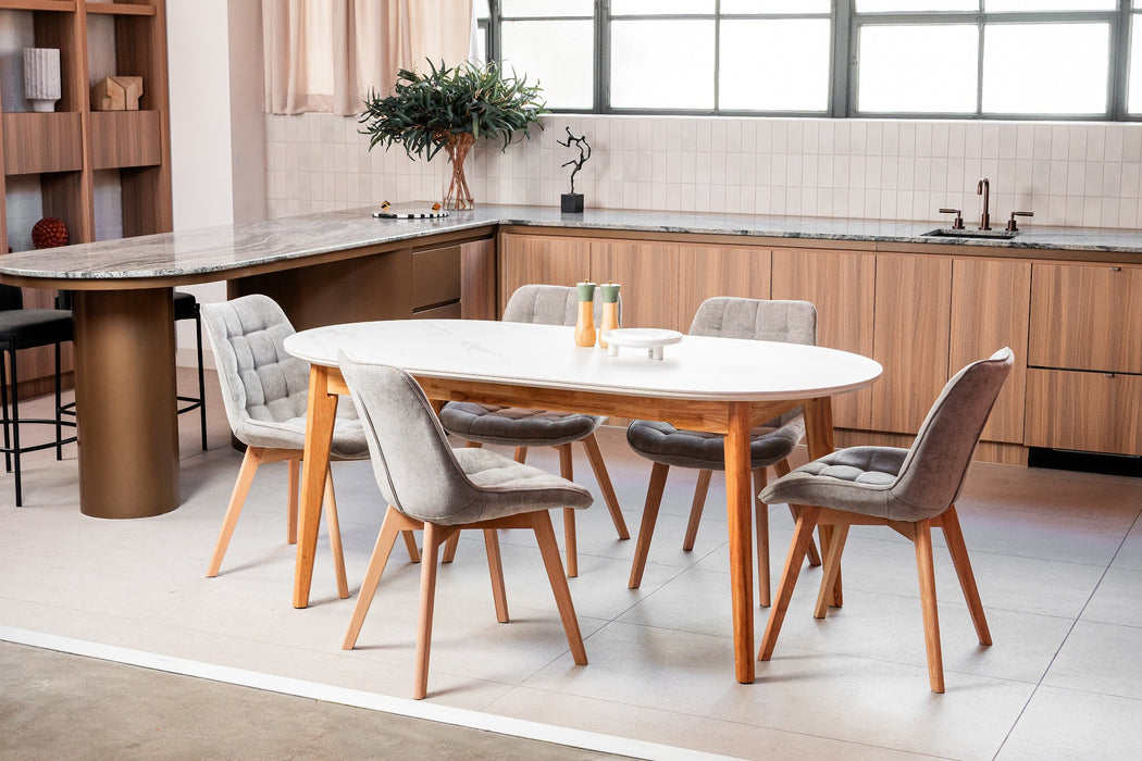 Finlor Dining Table Snow White