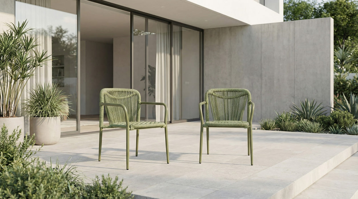 Hensley Dining Chair Lime (Set of 2)