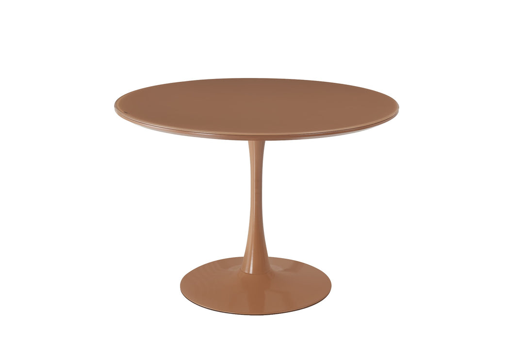 Ellis Dining Table Matte Pumpkin