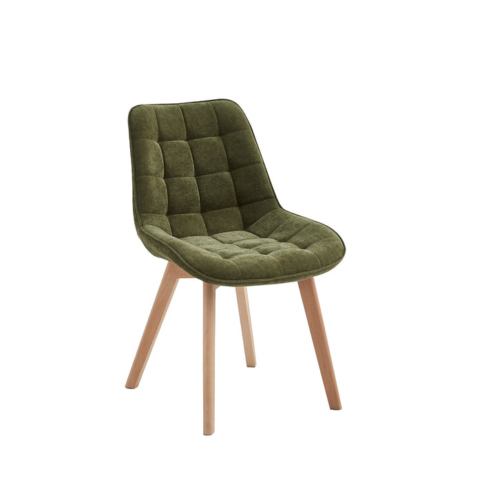 Foresta Dining Chair Green / Natural (Set of 4)