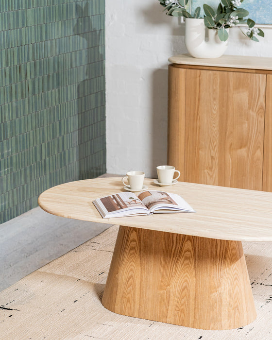 Westbury Coffee Table White Travertine