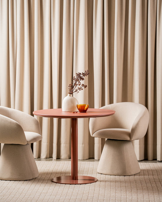 Palisade Dining Table Matte Dusty Rose