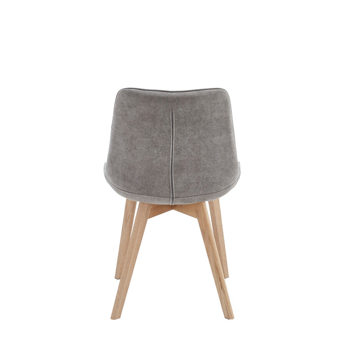 Foresta Dining Chair Light Grey / Natural (Set of 2)
