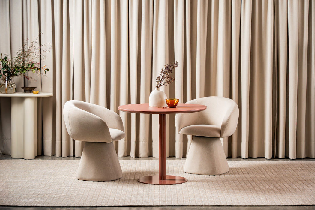 Palisade Dining Table Matte Dusty Rose