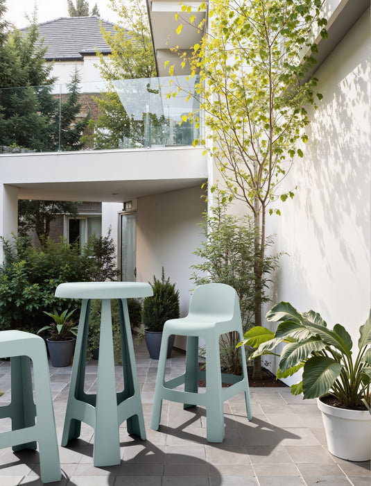Byron Outdoor Bar Stool Celadon Green (Set of 2)