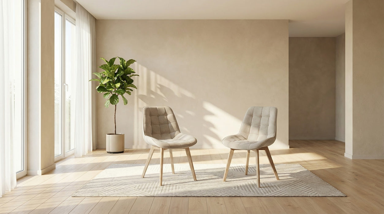 Foresta Dining Chair Taupe / Natural (Set of 2)