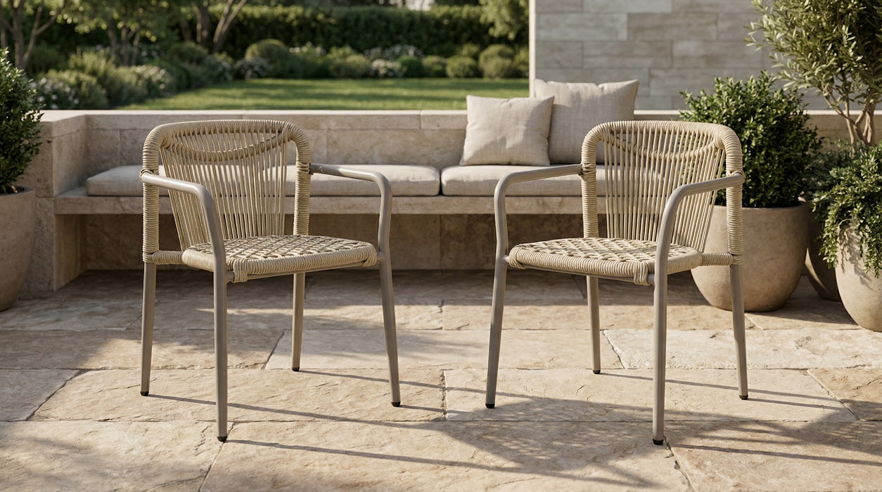 Hensley Dining Chair Champagne (Set of 2)