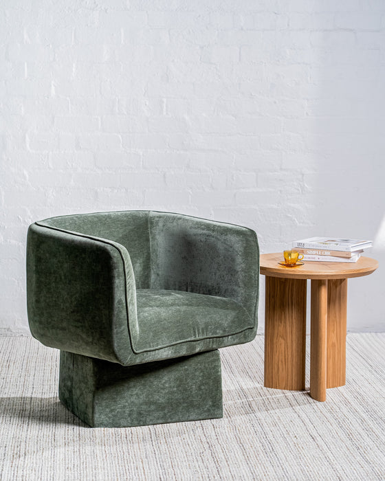 Chavelle Swivel Occasional Chair Olive