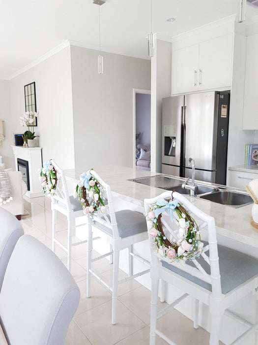 Chippendale Counter Stool - White