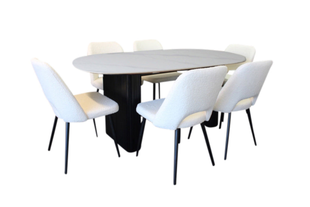 Langford Dining Table 180cm - Black