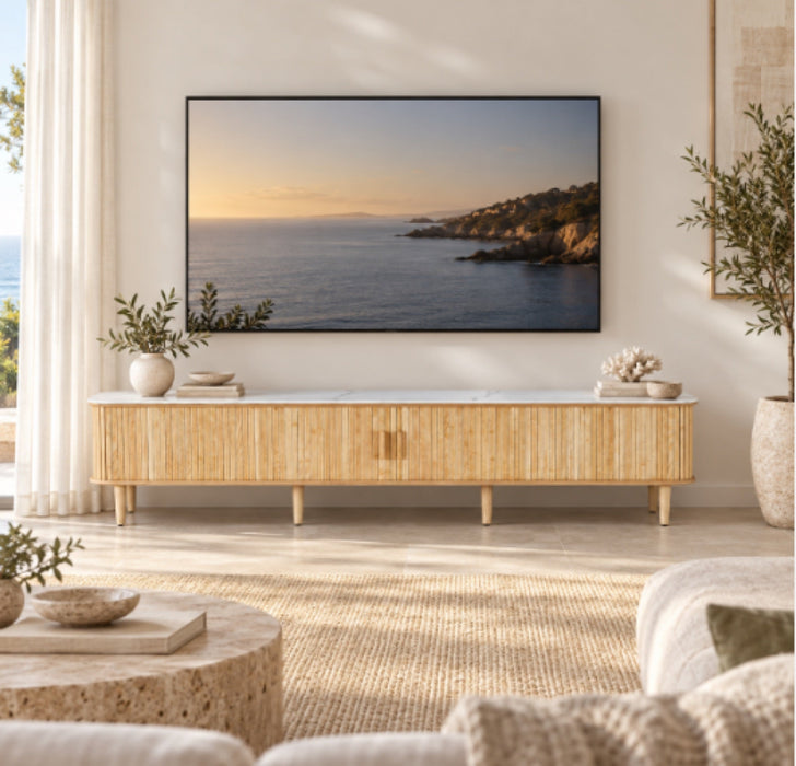 Langford Entertainment Unit 200cm - Natural