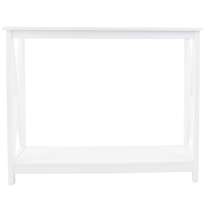 Long Island Console Table 100cm - White