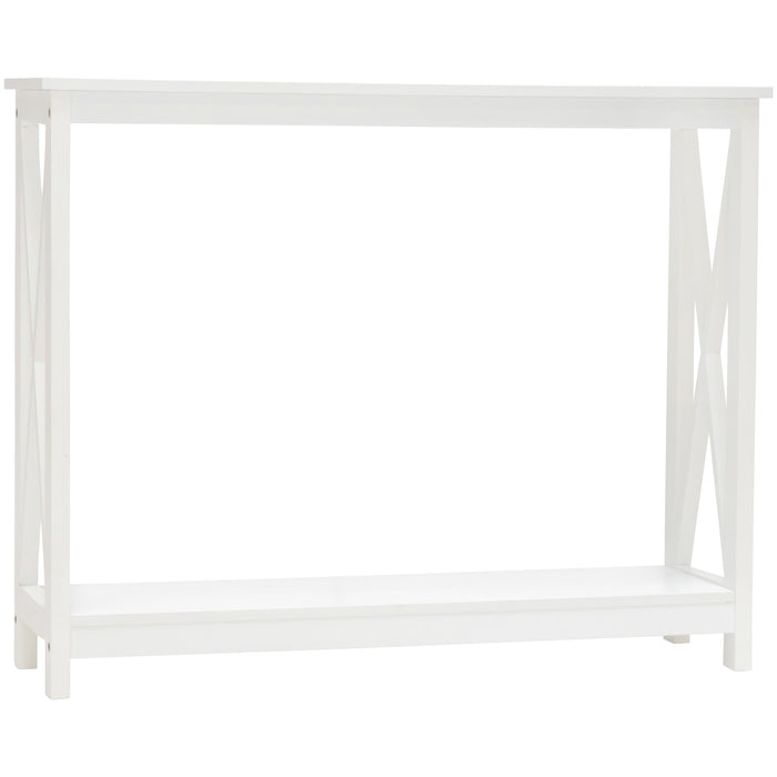 Long Island Console Table 100cm - White